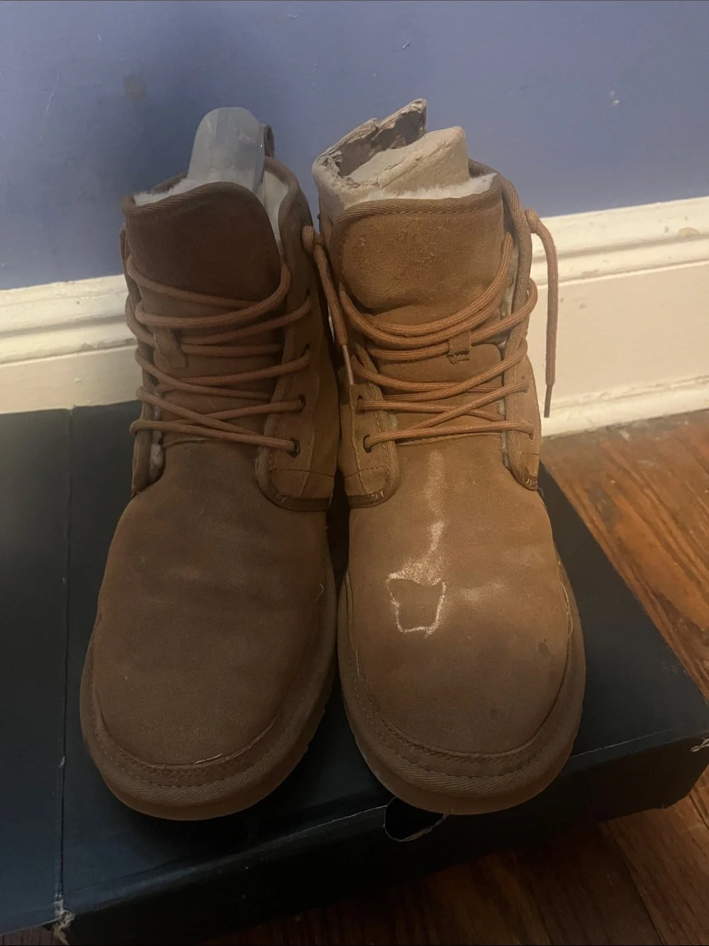 UGG Men's Chestnut Suede Lace-Up Boots